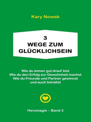 cover image of 3 Wege zum Glücklichsein